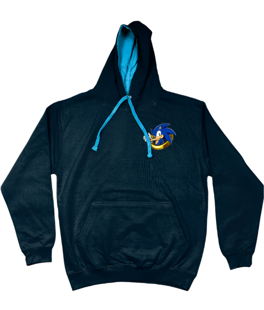 NichesForNerds, Sonic The Hedgehog Hoodie, Front side