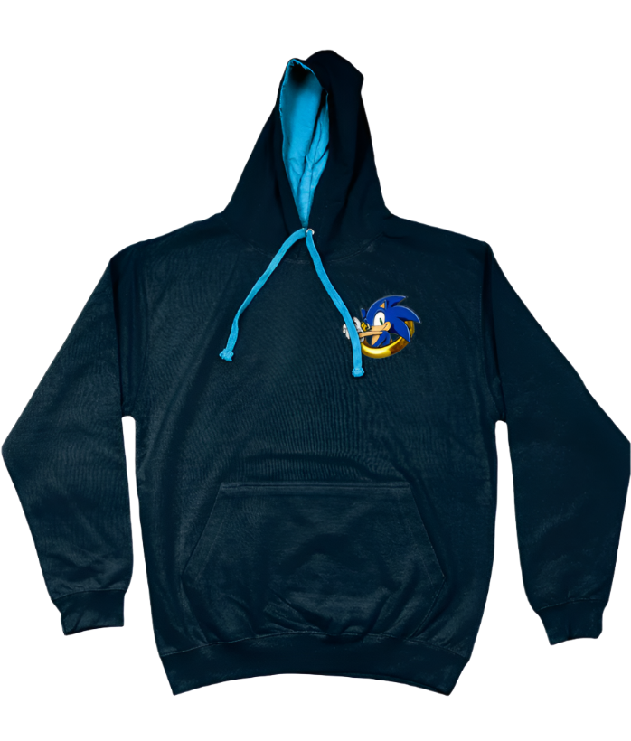 NichesForNerds, Sonic The Hedgehog Hoodie, Front side